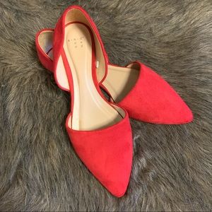 Brand new A New Day pointed red flats❤️